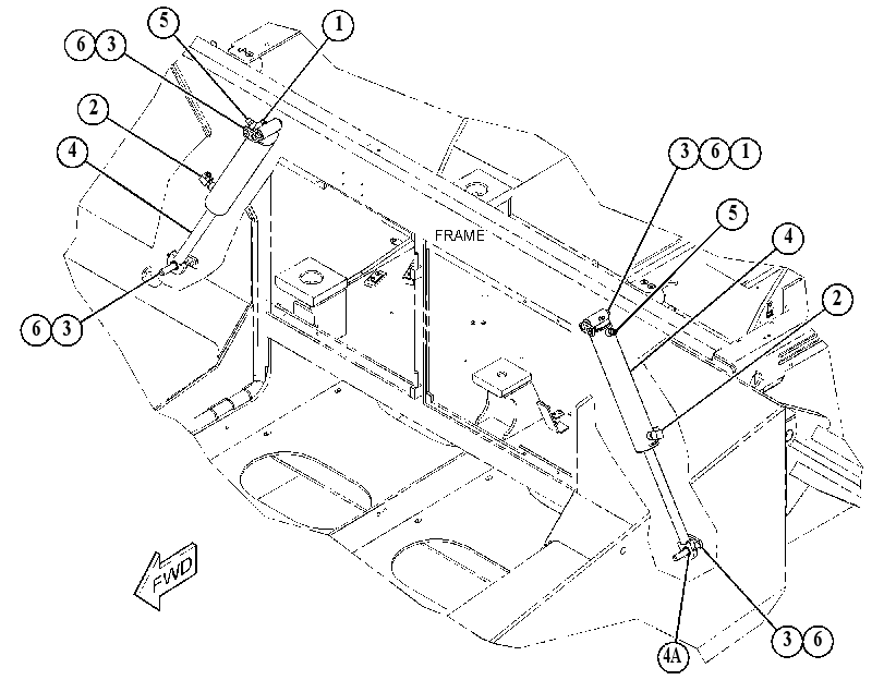 CYLINDER & MTG GP-HOPPER 3924694 CAT