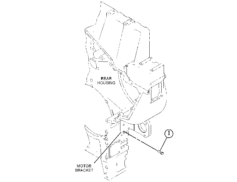FASTENER GP-STG MOTOR BRACKET 3896209 CAT