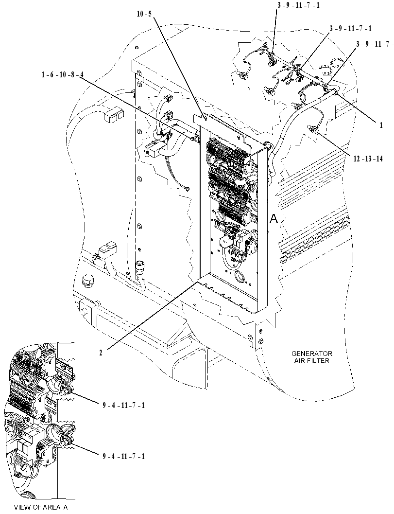 Панель электрическая 3617026 CAT