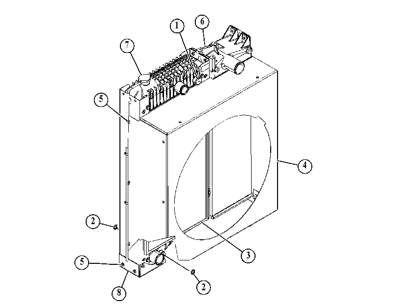 RADIATOR AS 4785200 CAT