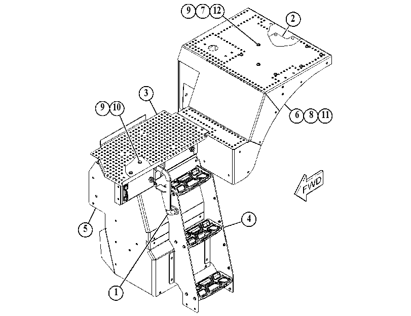 PLATFORM GP-SERVICE 5048223 CAT