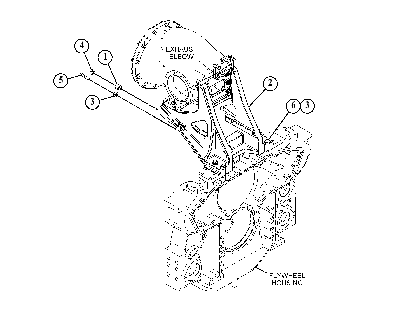MOUNTING GP-EXHAUST 5069051 CAT