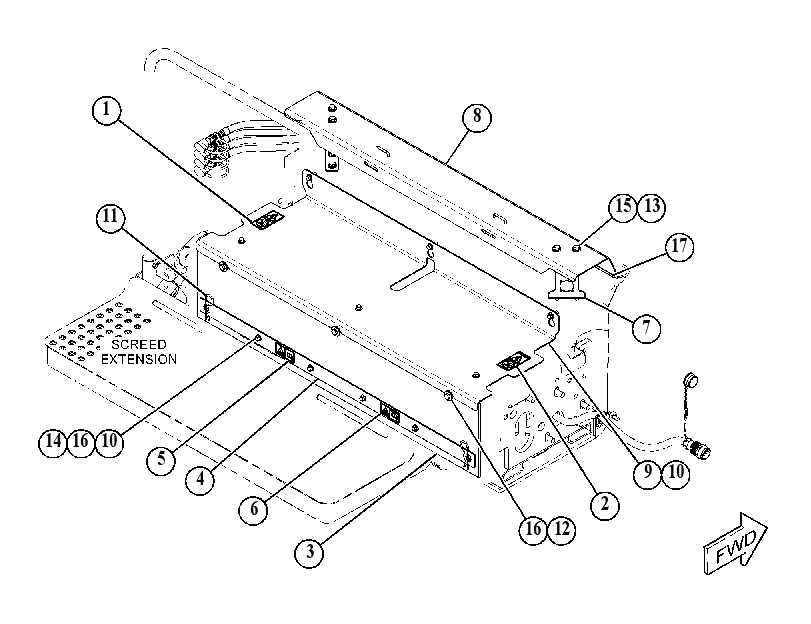 COVER GP-SCREED 4804958 CAT