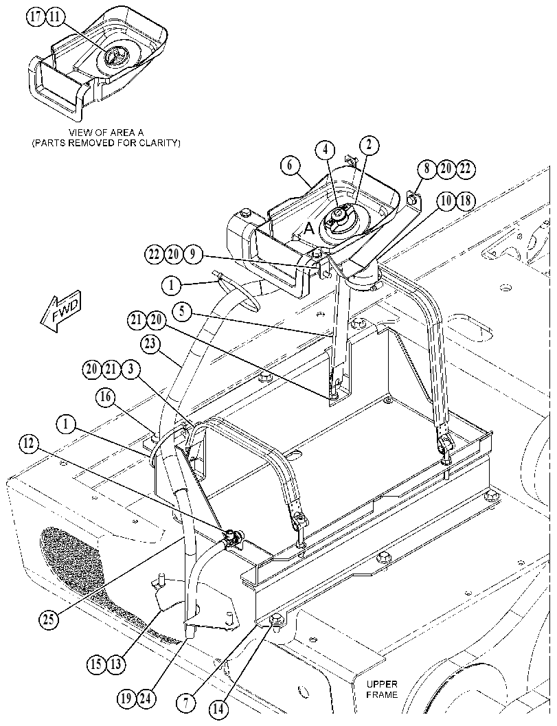 MOUNTING GP-DEF TANK 3963522 CAT