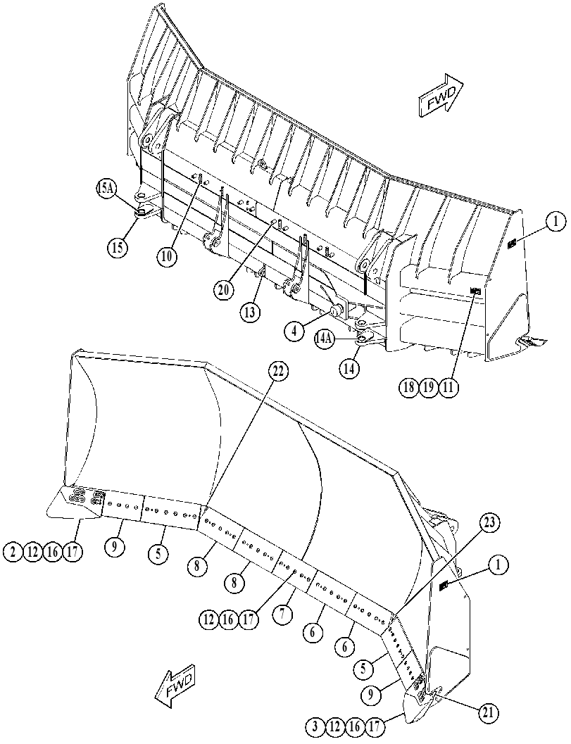 BLADE GP-UNIVERSAL 1857085 CAT