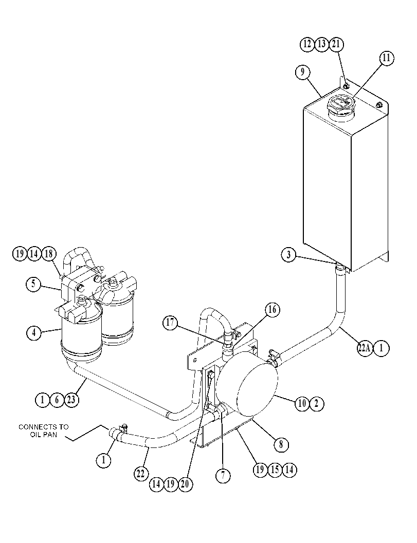 TANK & MOUNTING GP 4954500 CAT