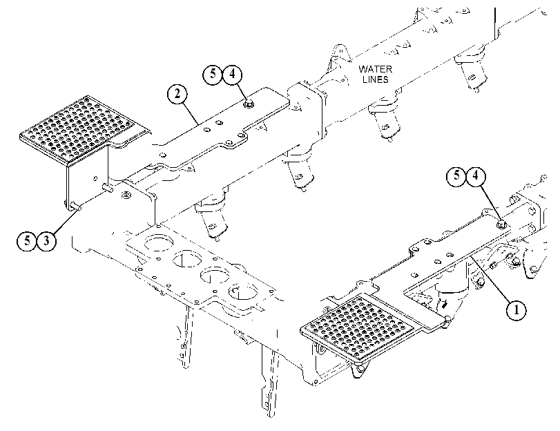 SHIELD GP-WATER MANIFOLD 4907169 CAT
