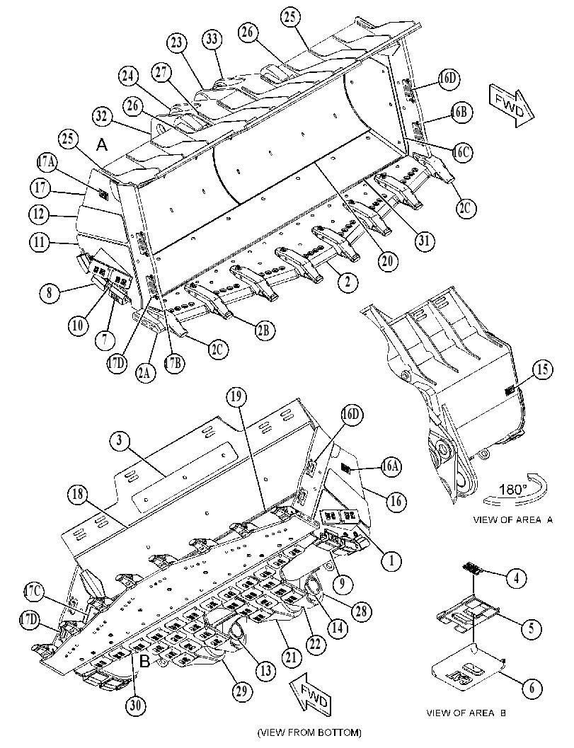 BUCKET AS-PENETRATION 4924916 CAT