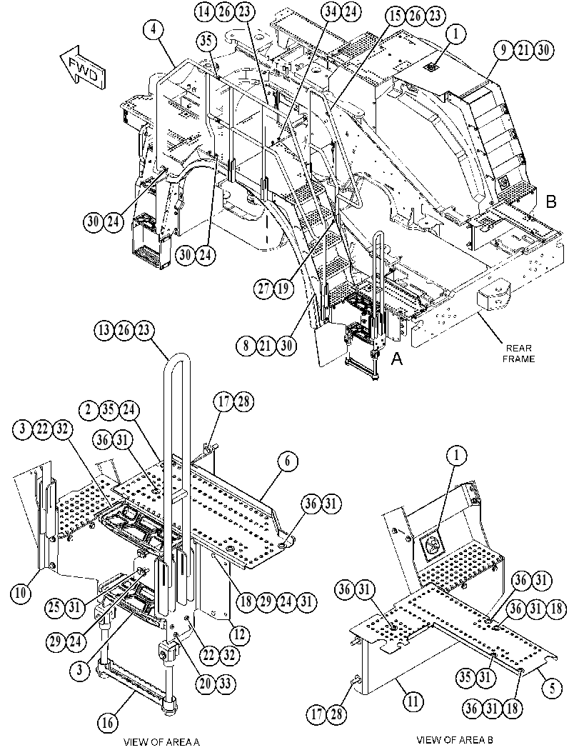 KIT-SERVICE PLATFORM 4561875 CAT