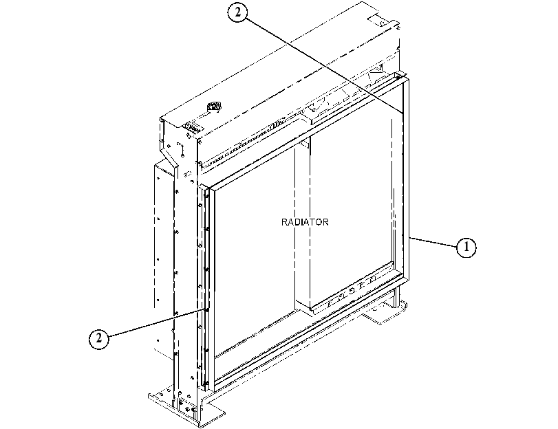 FLANGE GP-RADIATOR 4954686 CAT