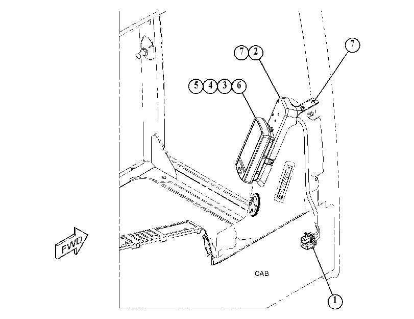 MONITOR & MOUNTING GP 4893820 CAT