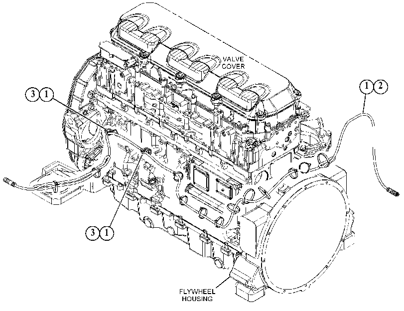Проводка камеры 4816030 CAT