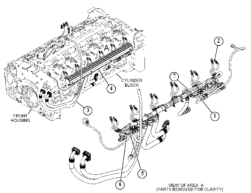 HARNESS GP-ENGINE 4558687 CAT