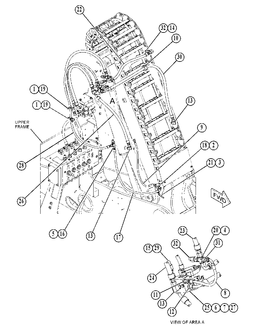 LINES GP-CAB RISER 5033996 CAT