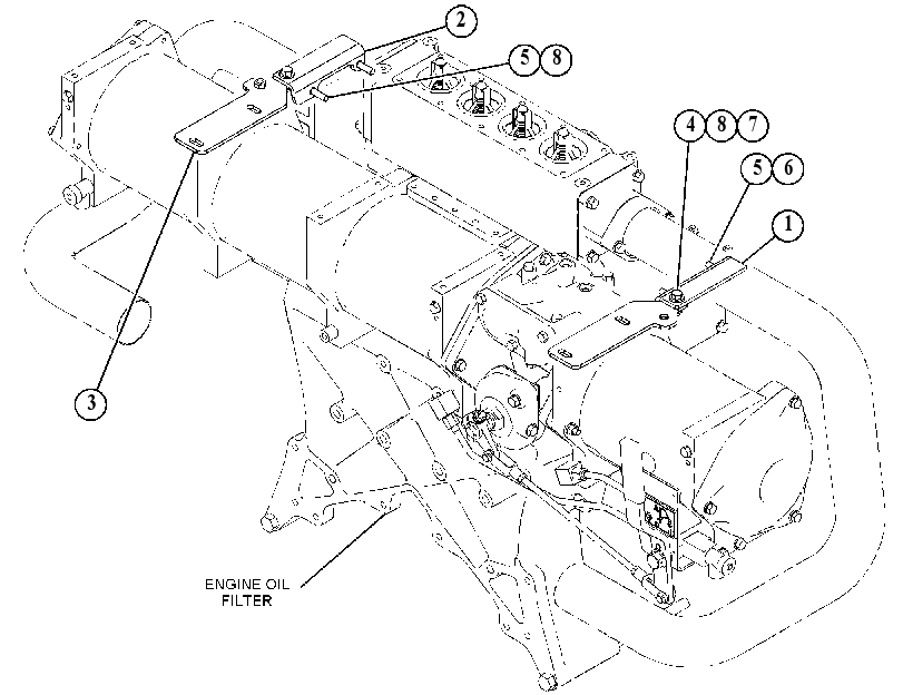 MOUNTING GP-OIL FILTER 4439734 CAT