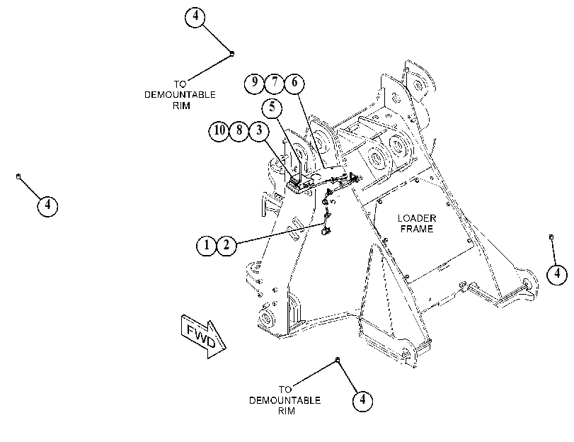 WIRING GP-TIRE MONITORING 4926480 CAT
