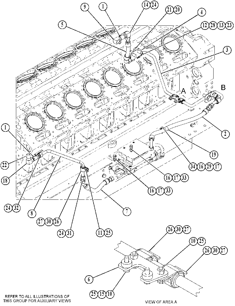 LINES GP-JACKET WATER HEATER 4669506 CAT