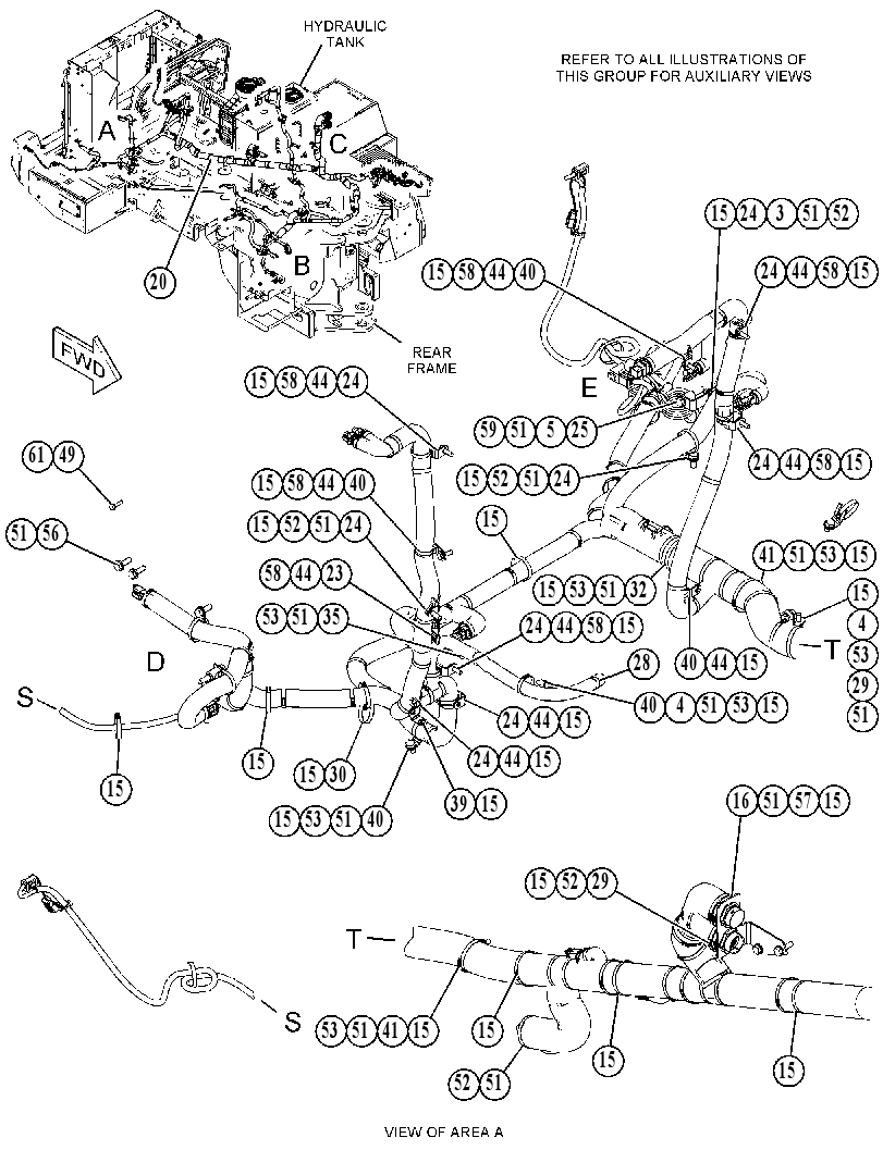 Проводка шасси 4904306 CAT