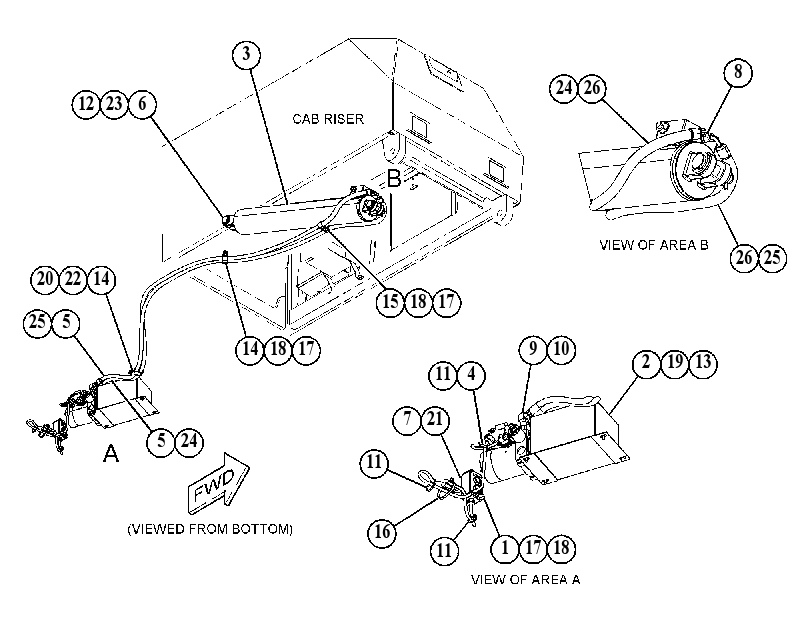 CONTROL GP-CAB TILT 4358148 CAT