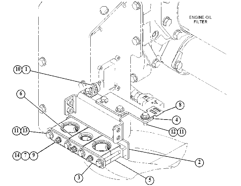 BRACKET GP-TERMINAL 5060124 CAT