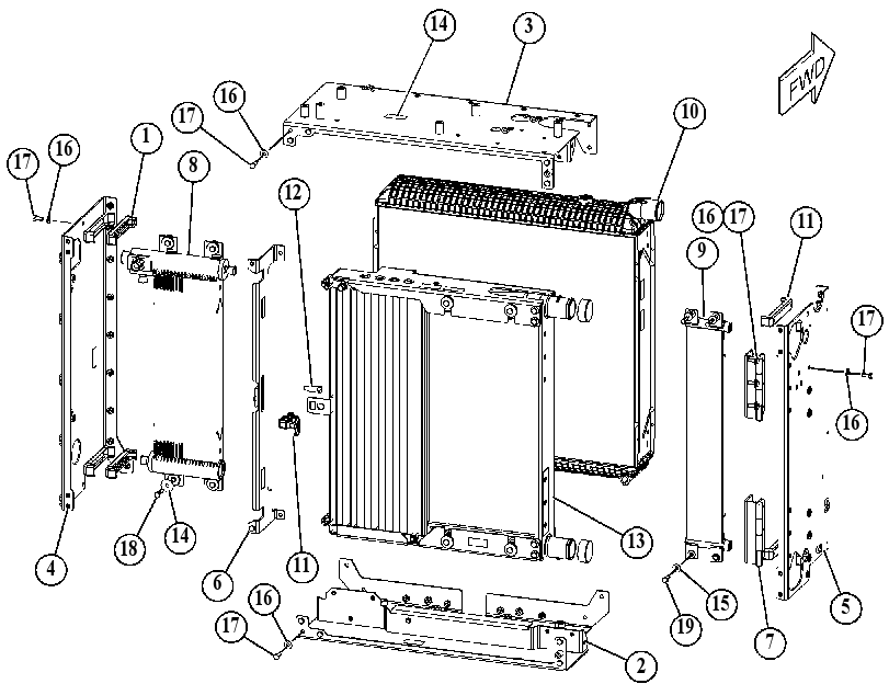 MODULE GP-COOLING 4941224 CAT