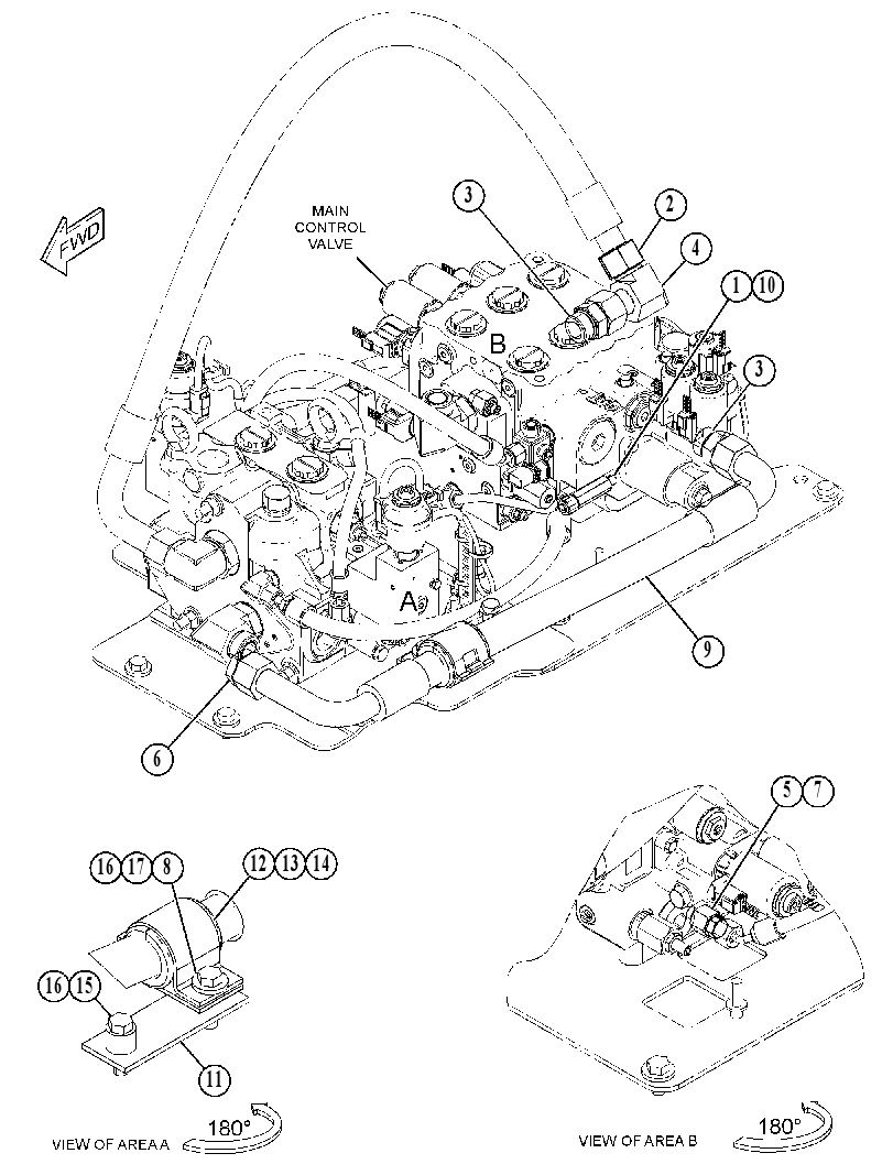 LINES GP-IMPLEMENT 4949477 CAT
