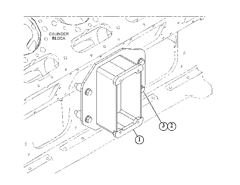 MOUNTING GP-FUEL COOLER 4605275 CAT