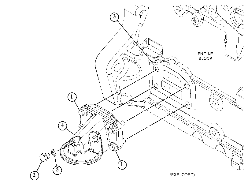 MOUNTING GP-OIL FILTER 5020746 CAT