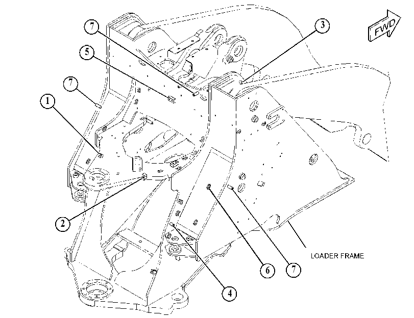 BOSS GP-LOADER FRAME 4926389 CAT