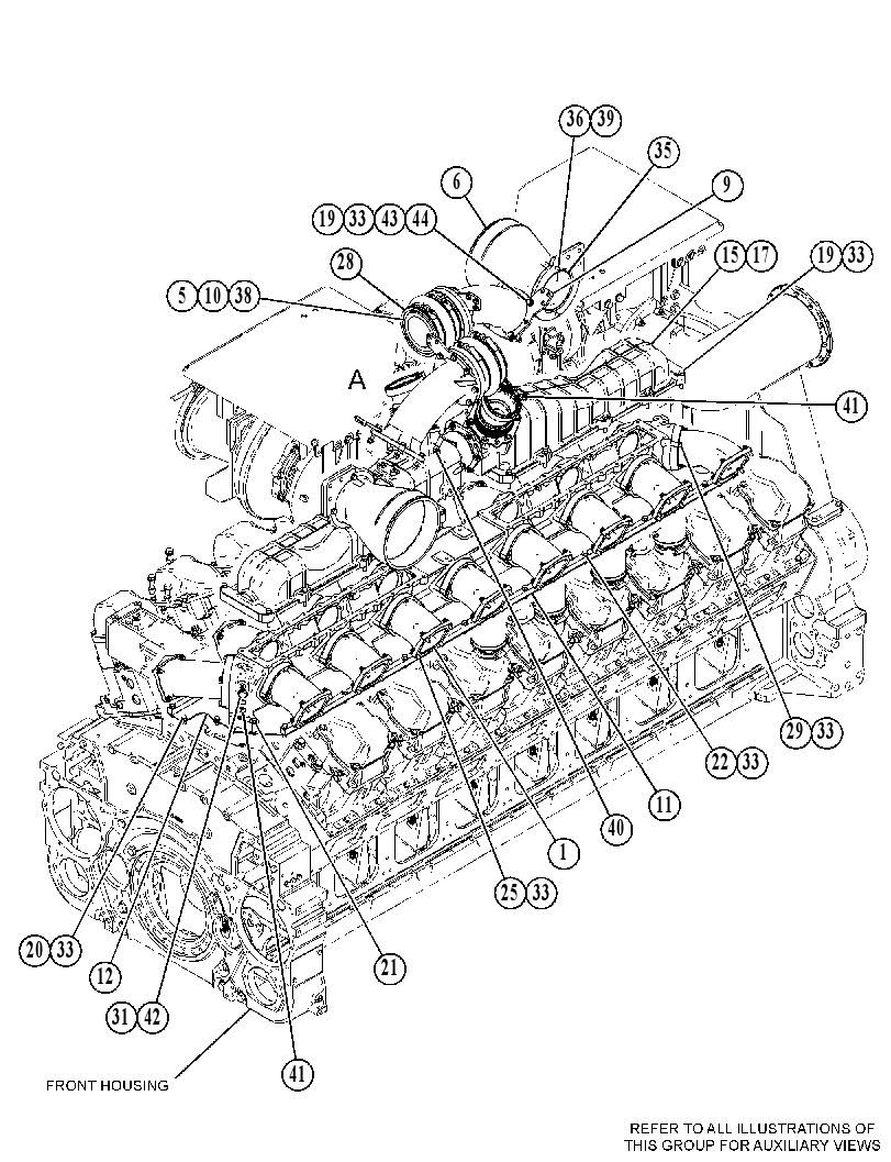 Трубопроводы воздушные 4518788 CAT