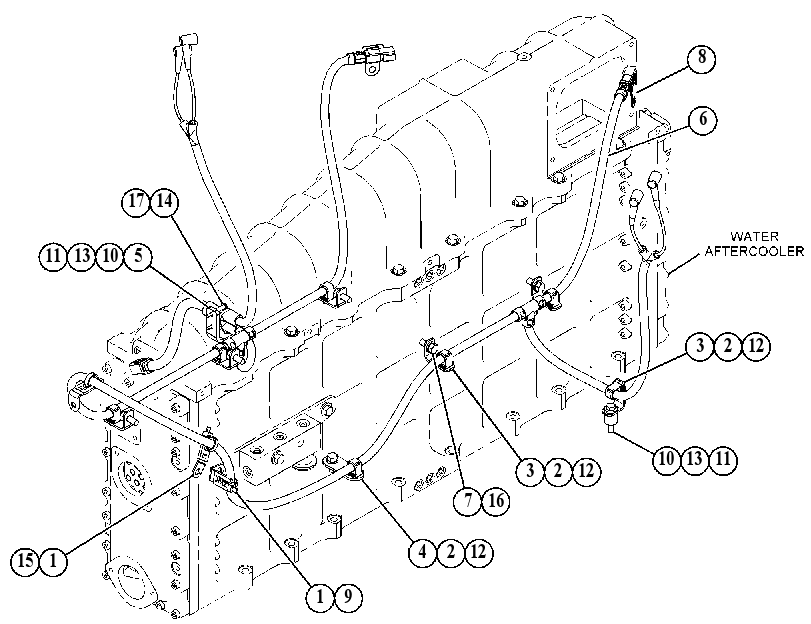 WIRING GP-AIR SHUTOFF 4583114 CAT