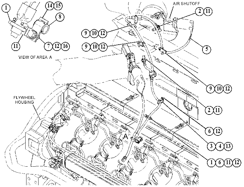 WIRING GP-AIR SHUTOFF 4720198 CAT