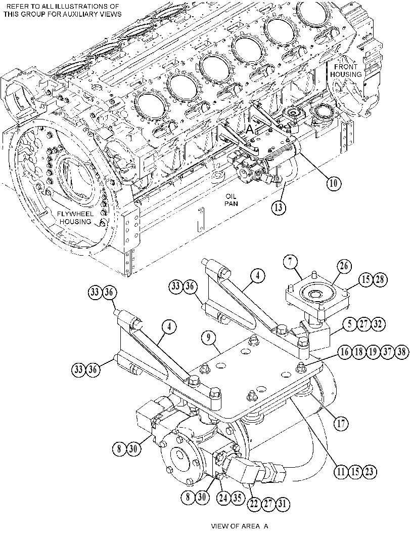 PUMP & MTG GP-PRELUBRICATION 4975590 CAT