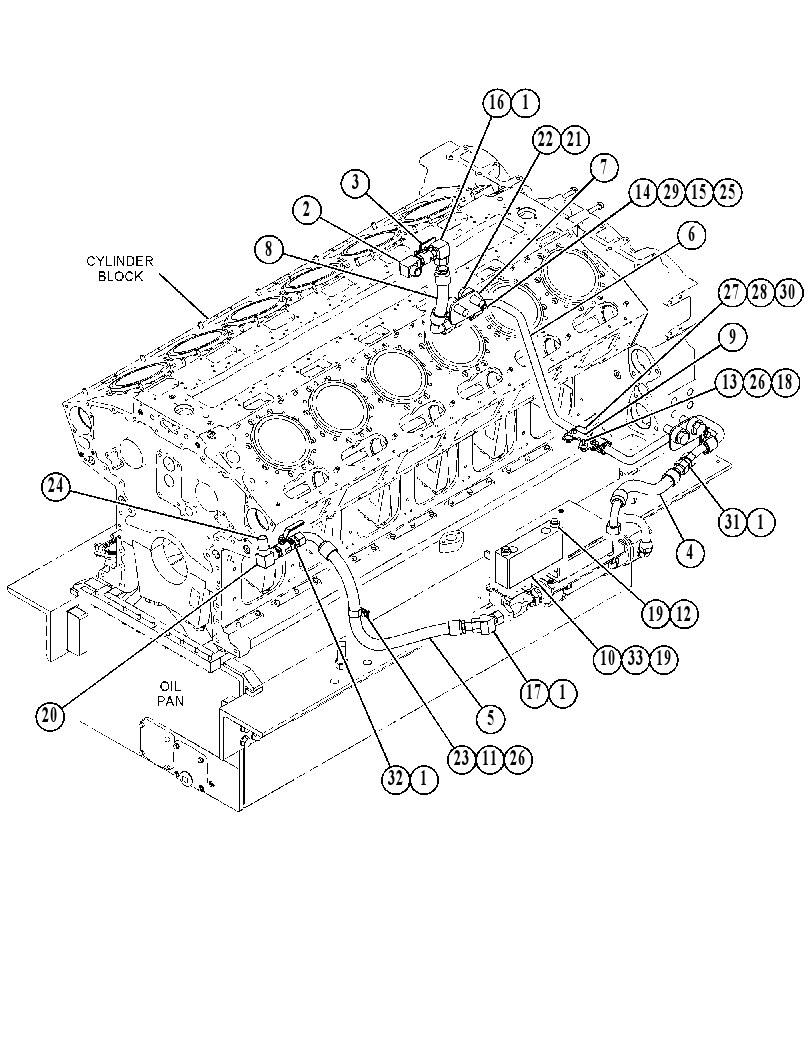 LINES GP-JACKET WATER HEATER 4557155 CAT