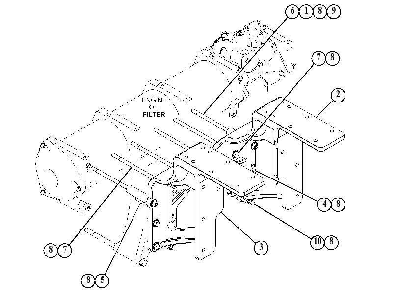 MOUNTING GP-HEAT EXCHANGER 4427216 CAT