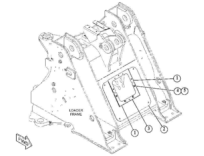 GUARD GP-LOADER FRAME 5016993 CAT