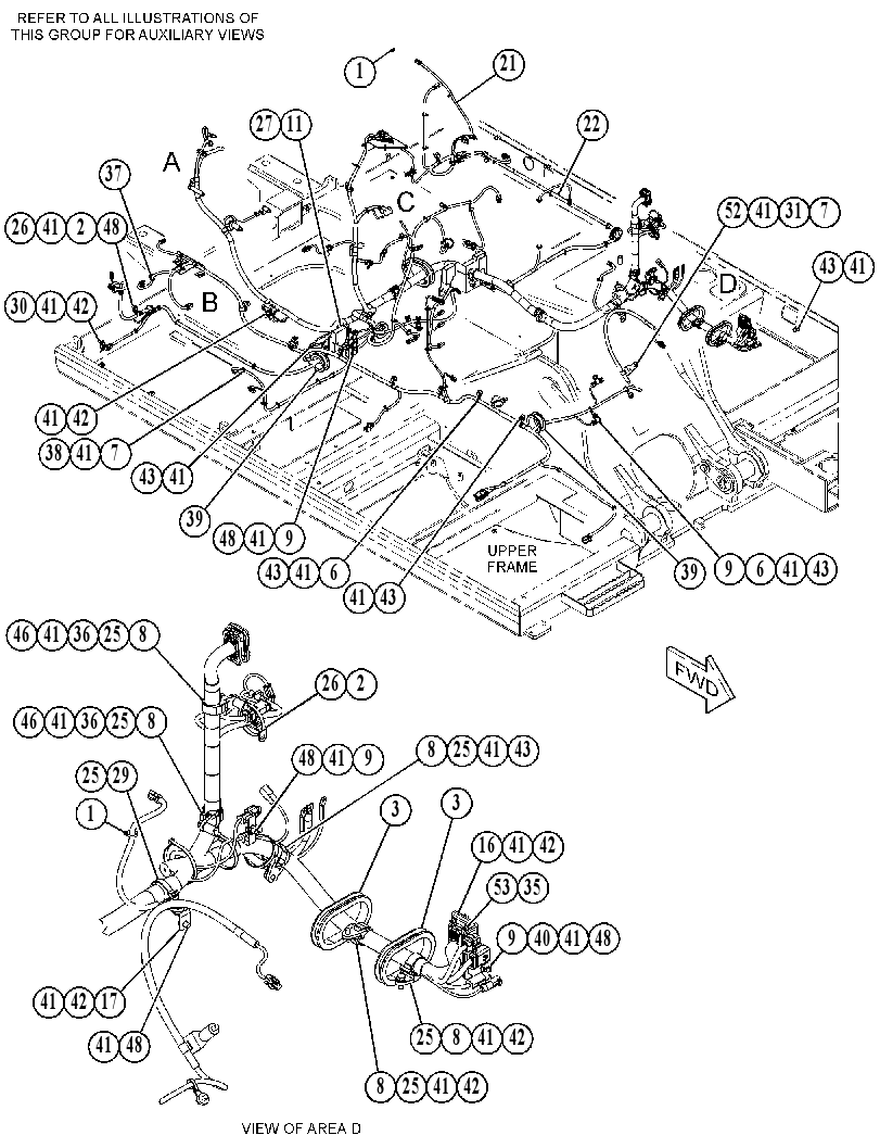 Проводка шасси 4818441 CAT