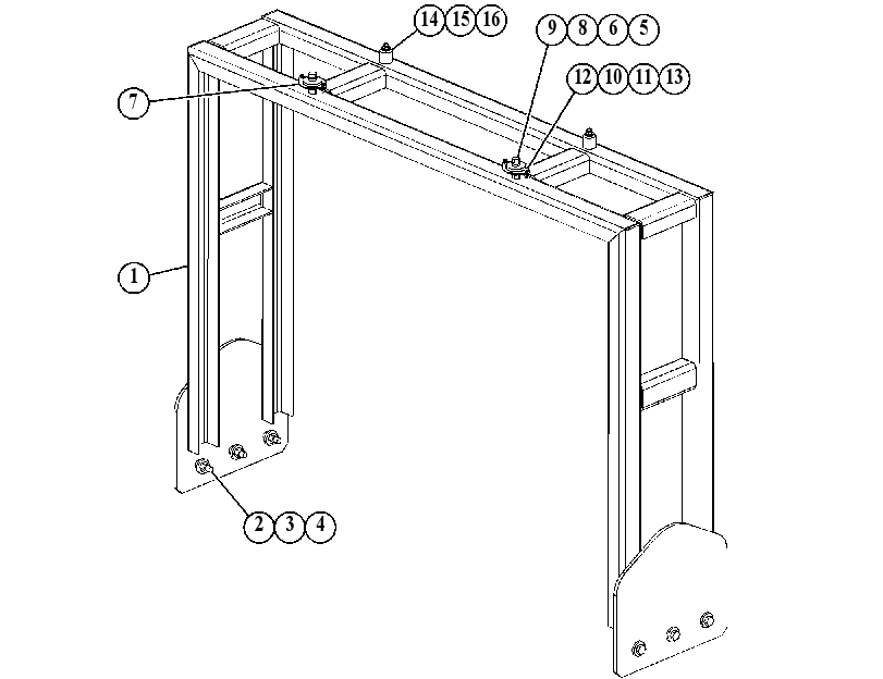 SUPPORT GP-CONTROL 4809853 CAT