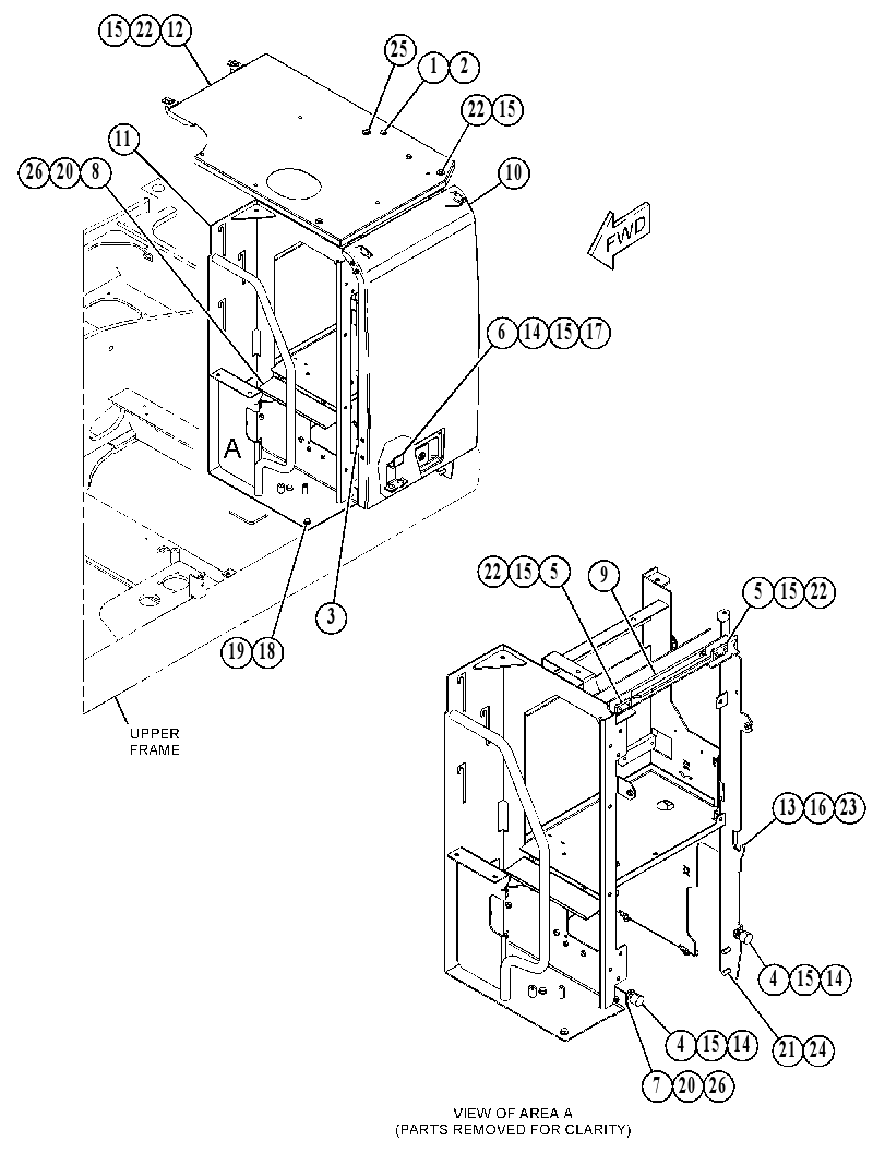 ENCLOSURE GP-FUEL TANK 5114907 CAT