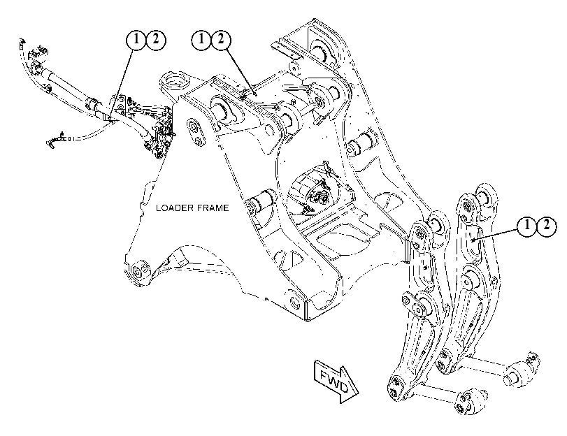 HARDWARE GP-LOADER FRAME 5107226 CAT