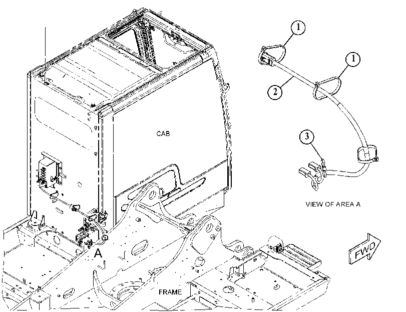 WIRING GP-MEDIUM PRESSURE 4804382 CAT