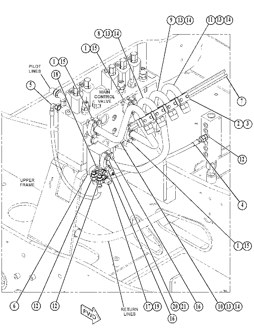 VALVE & LINES GP 4314768 CAT
