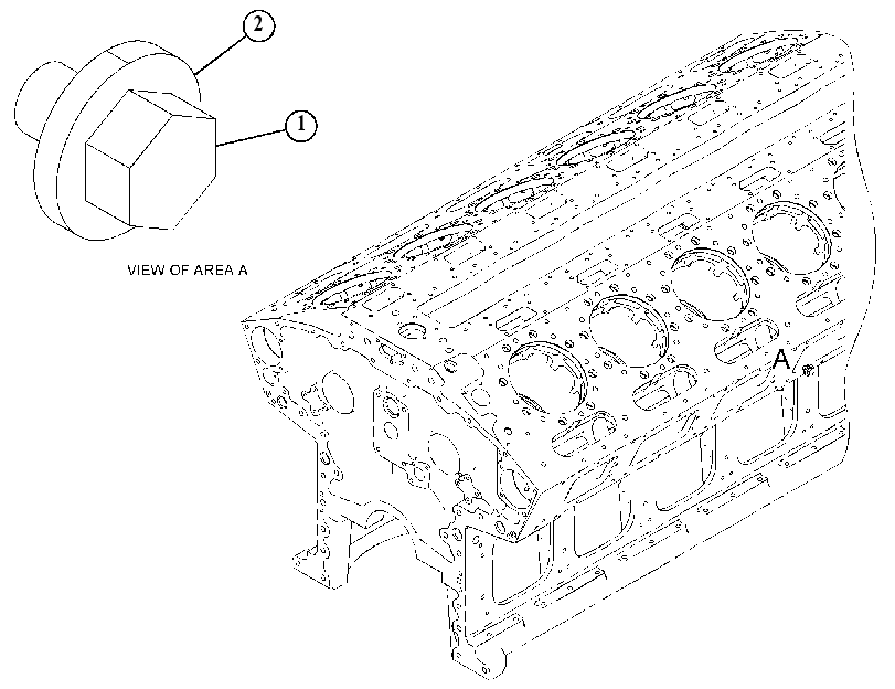 FASTENER GP-GROUND STUD 5126212 CAT