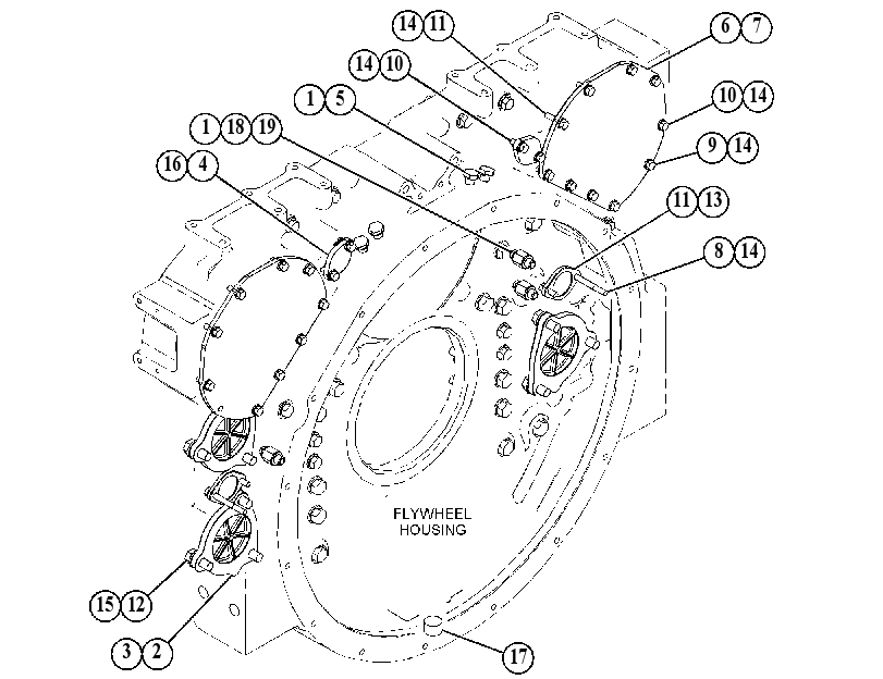 COVER GP-REAR HOUSING 1874581 CAT