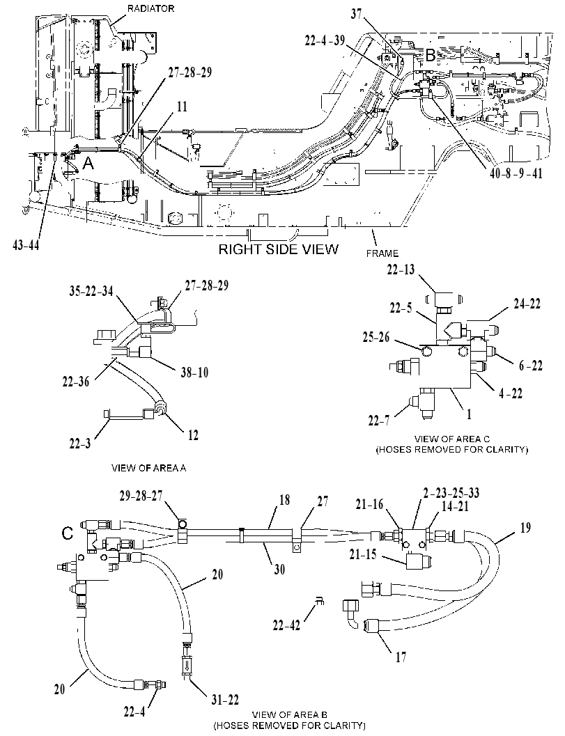 LINES GP-BRAKE RELEASE 3162698 CAT