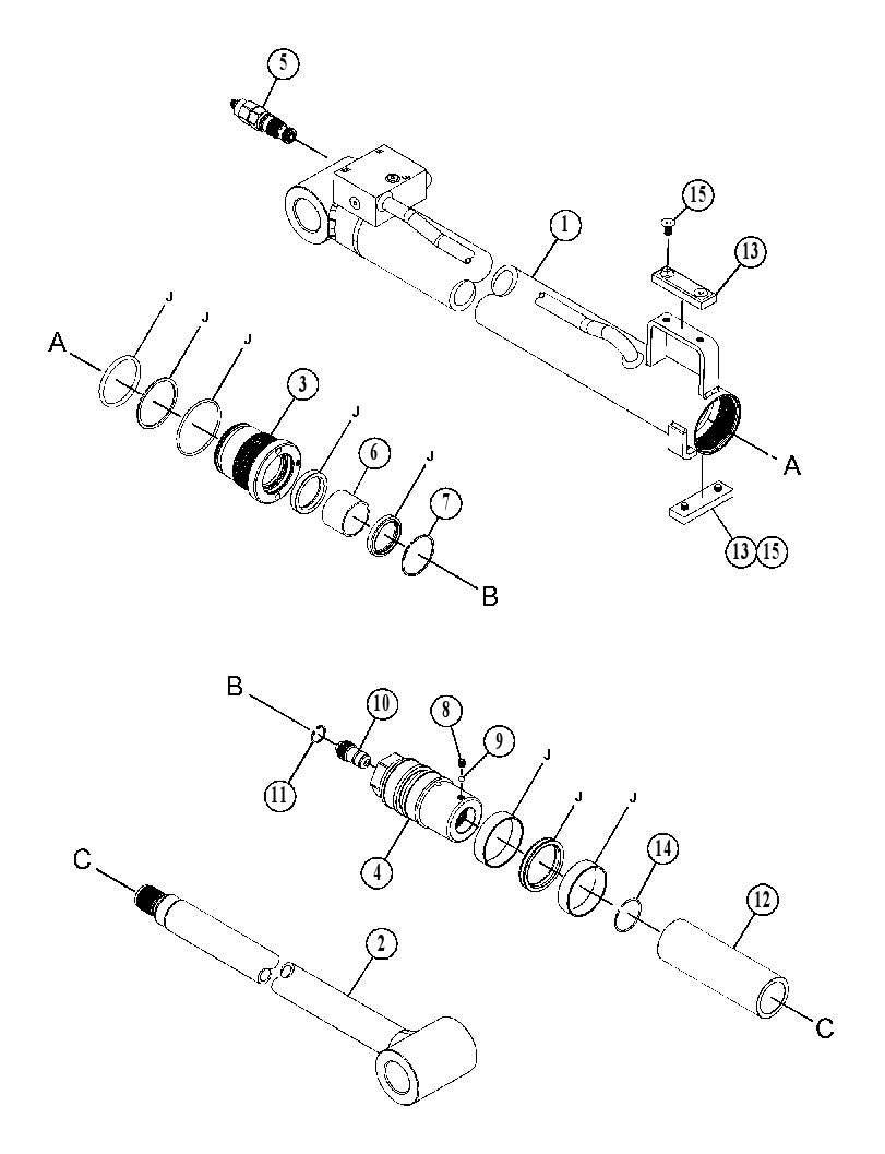 CYLINDER GP-TELESCOPING 4993138 CAT