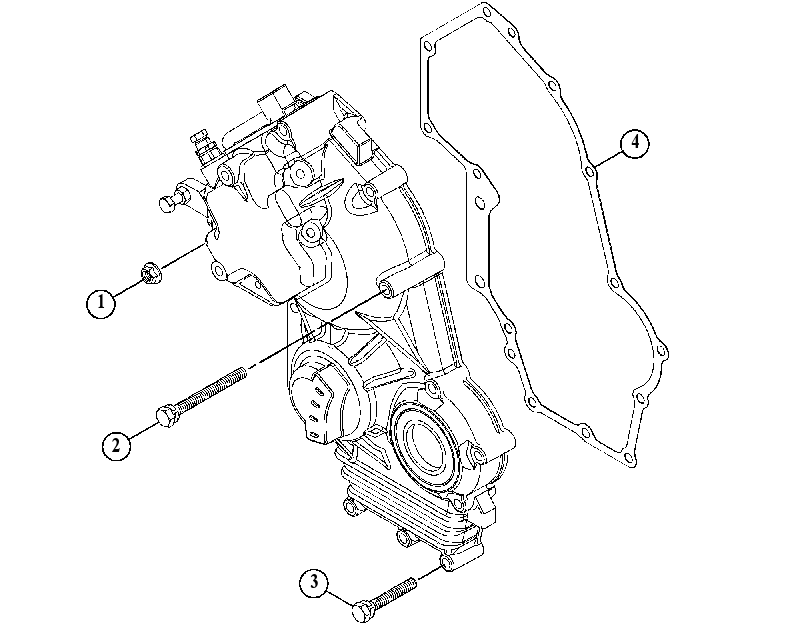 FASTENER GP-FRONT COVER 5085627 CAT