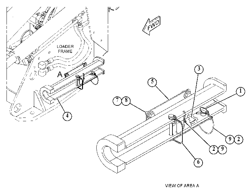 BRACE GP-LIFT CYLINDER 4847013 CAT
