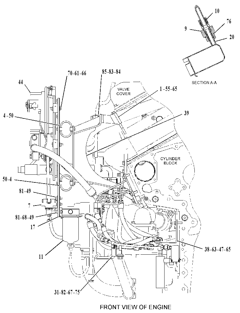 DETECTOR GP-OIL MIST 4242279 CAT