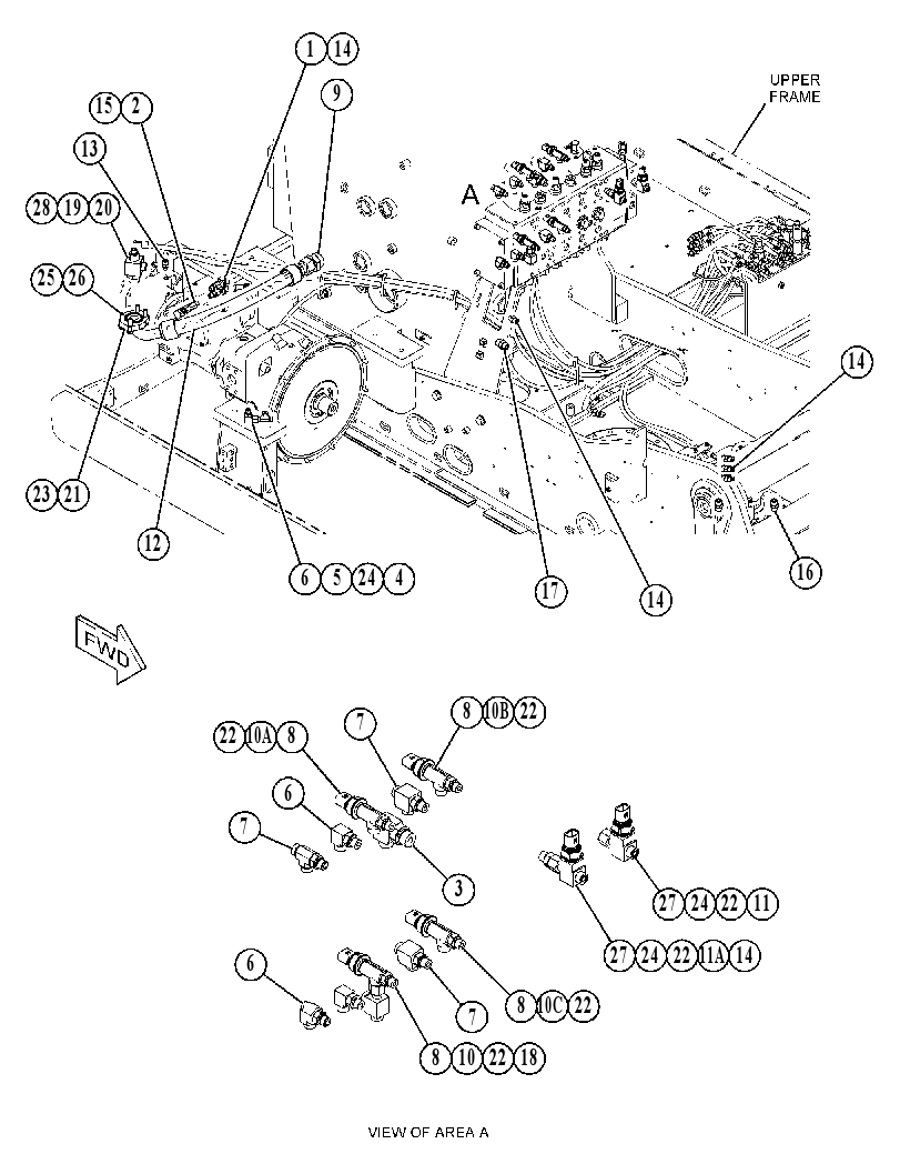 Трубопроводы насоса 5130927 CAT